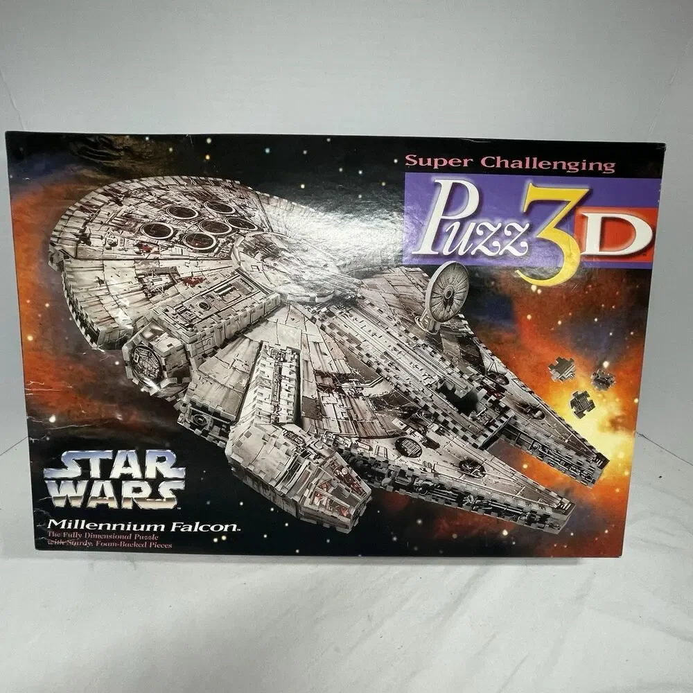 Puzz3D Star Wars Millennium Falcon 3D Puzzle Milton Bradley Foam Puzzle